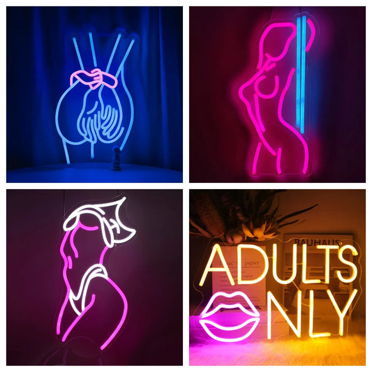 Girl Butt Neon Sign Woman Body Neon Light